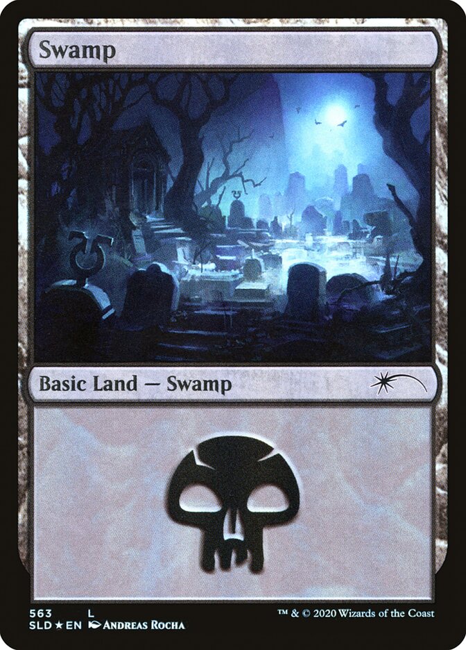 Swamp (Spooky) (563) [Secret Lair Drop Promos] | The Gaming-Verse