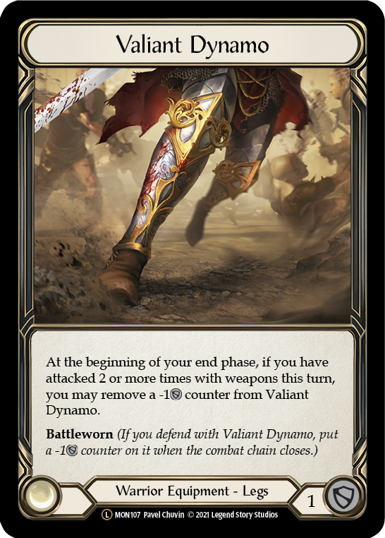 Valiant Dynamo (Rainbow Foil) [U-MON107-RF] Unlimited Rainbow Foil | The Gaming-Verse