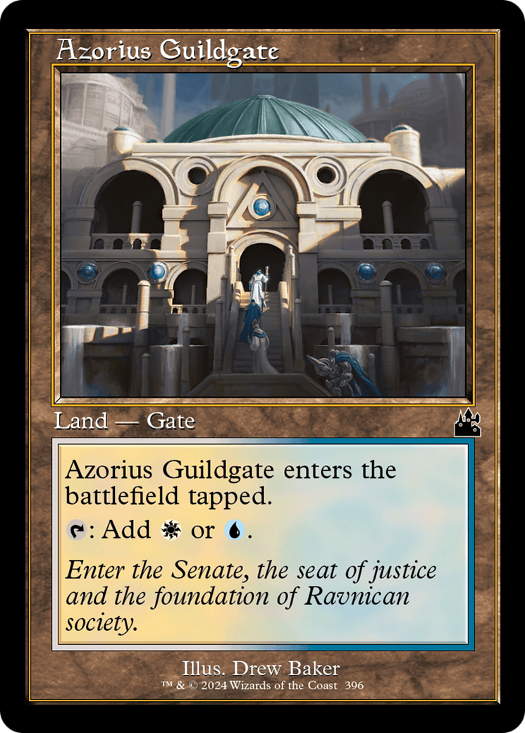 Azorius Guildgate (Retro Frame) [Ravnica Remastered] | The Gaming-Verse