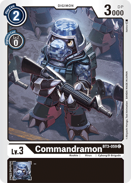 Commandramon [BT3-059] [Release Special Booster Ver.1.5] | The Gaming-Verse