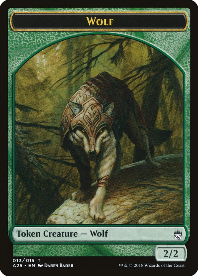 Wolf [Masters 25 Tokens] | The Gaming-Verse