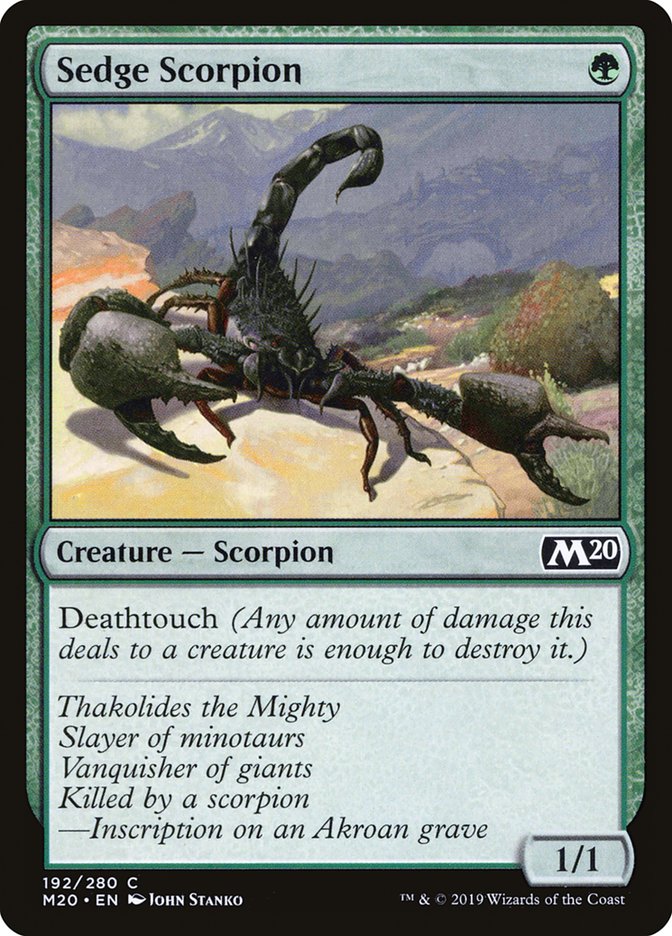 Sedge Scorpion [Core Set 2020] | The Gaming-Verse