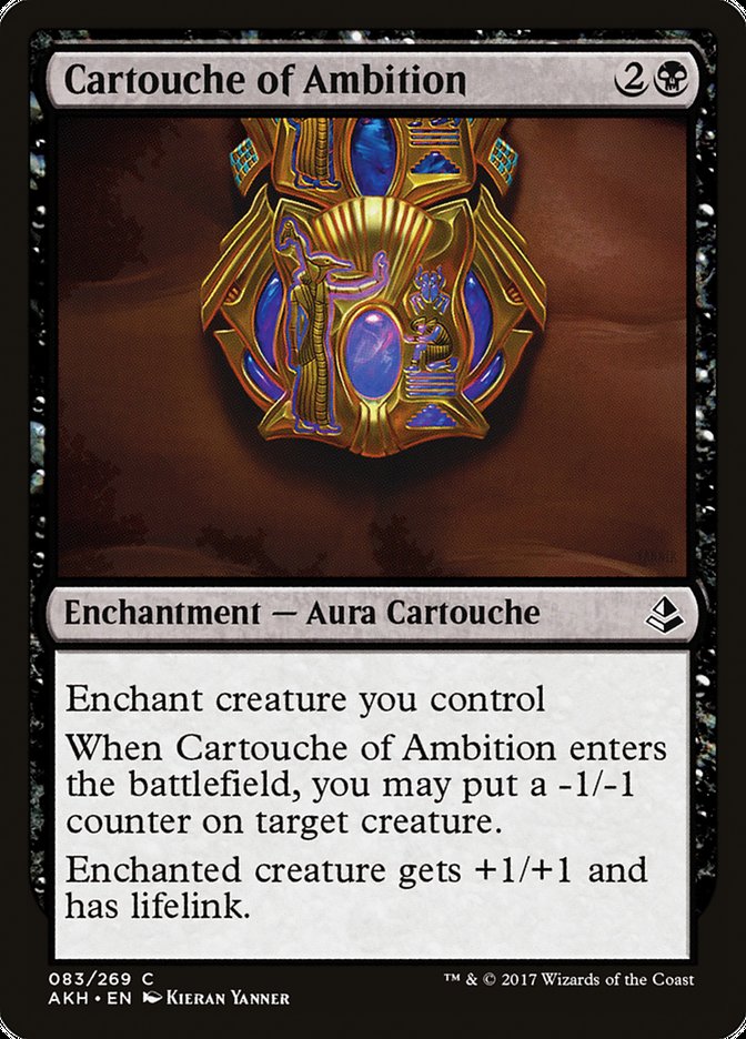 Cartouche of Ambition [Amonkhet] | The Gaming-Verse