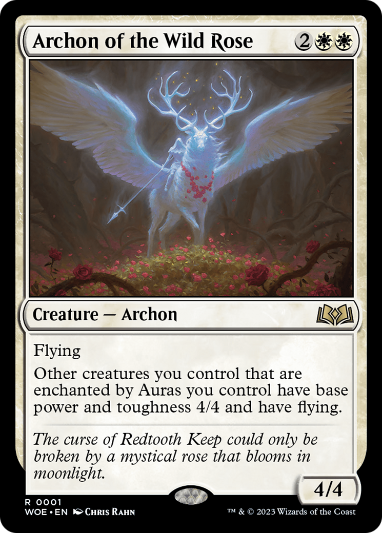 Archon of the Wild Rose [Wilds of Eldraine] | The Gaming-Verse