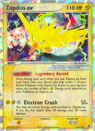 Zapdos ex (116/112) [EX: FireRed & LeafGreen] | The Gaming-Verse