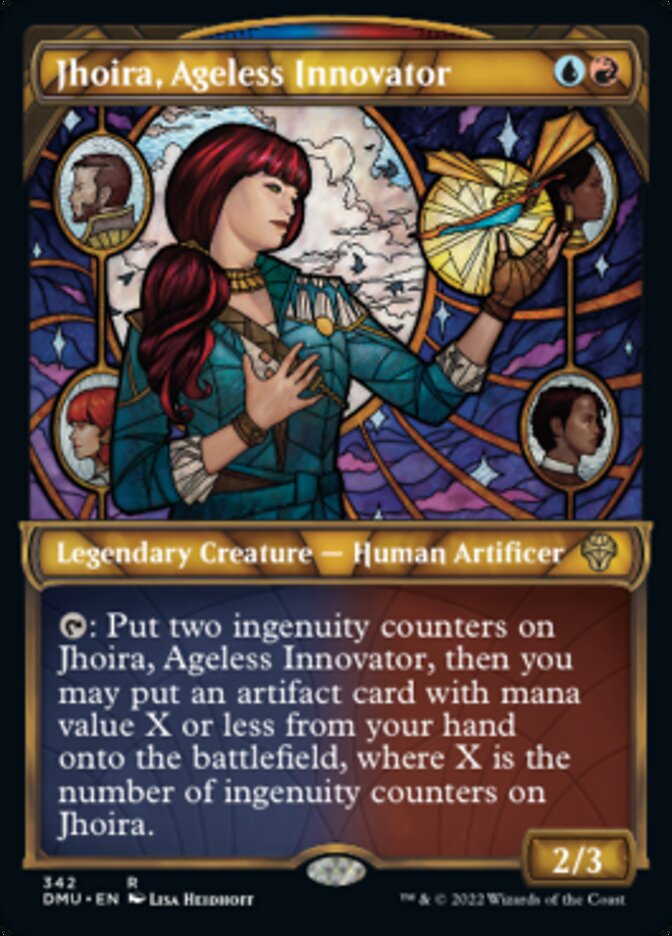 Jhoira, Ageless Innovator (Showcase Textured) [Dominaria United] | The Gaming-Verse