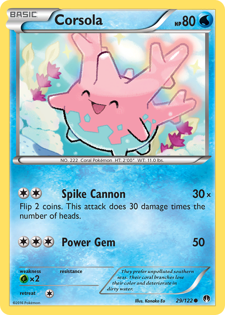 Corsola (29/122) [XY: BREAKpoint] | The Gaming-Verse