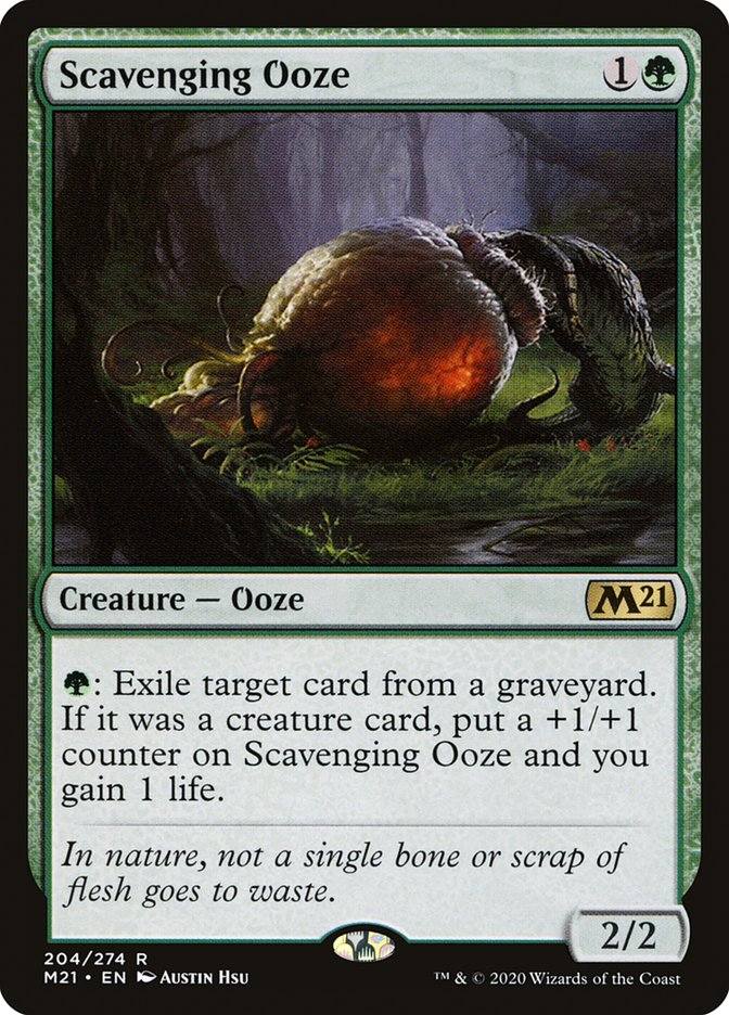 Scavenging Ooze [Core Set 2021] | The Gaming-Verse
