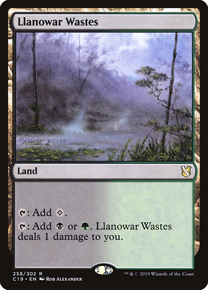 Llanowar Wastes [Commander 2019] | The Gaming-Verse