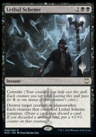 Lethal Scheme (Promo Pack) [Streets of New Capenna Commander Promos] | The Gaming-Verse