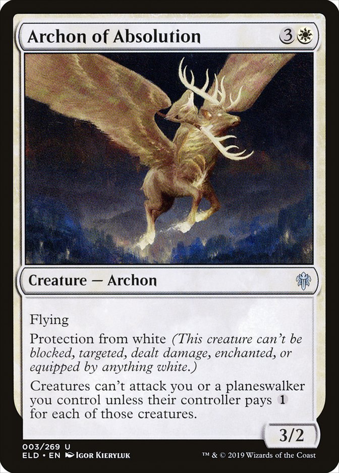 Archon of Absolution [Throne of Eldraine] | The Gaming-Verse