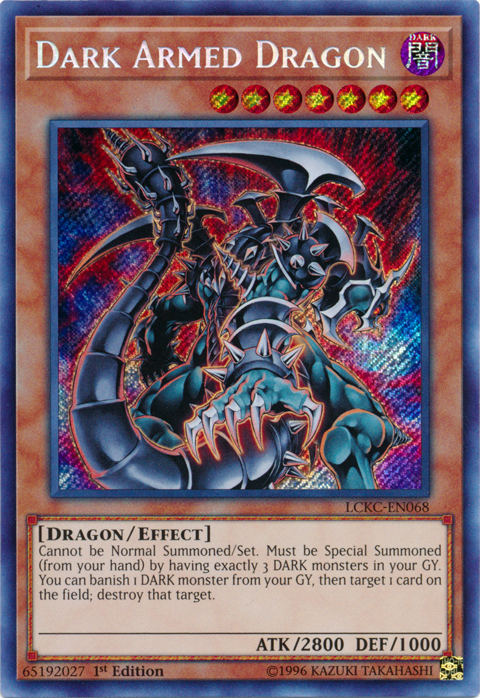 Dark Armed Dragon [LCKC-EN068] Secret Rare | The Gaming-Verse