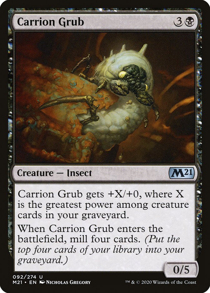 Carrion Grub [Core Set 2021] | The Gaming-Verse