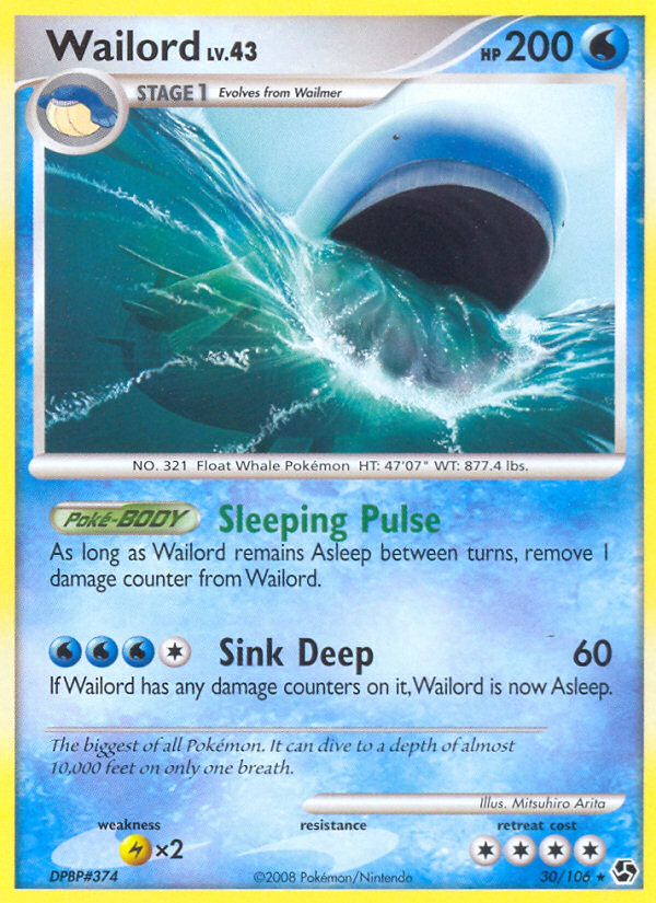 Wailord (30/106) [Diamond & Pearl: Great Encounters] | The Gaming-Verse