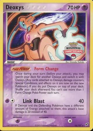 Deoxys (16/107) (Championship Promo) [EX: Deoxys] | The Gaming-Verse