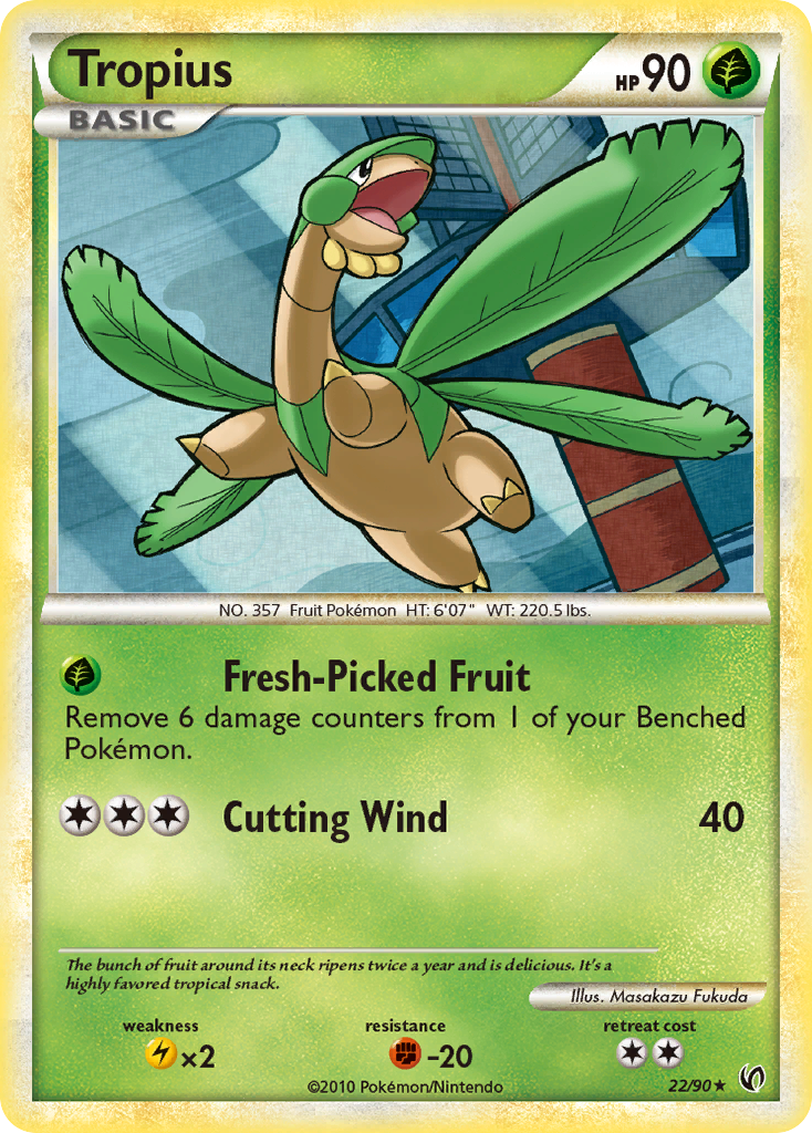 Tropius (22/90) [HeartGold & SoulSilver: Undaunted] | The Gaming-Verse