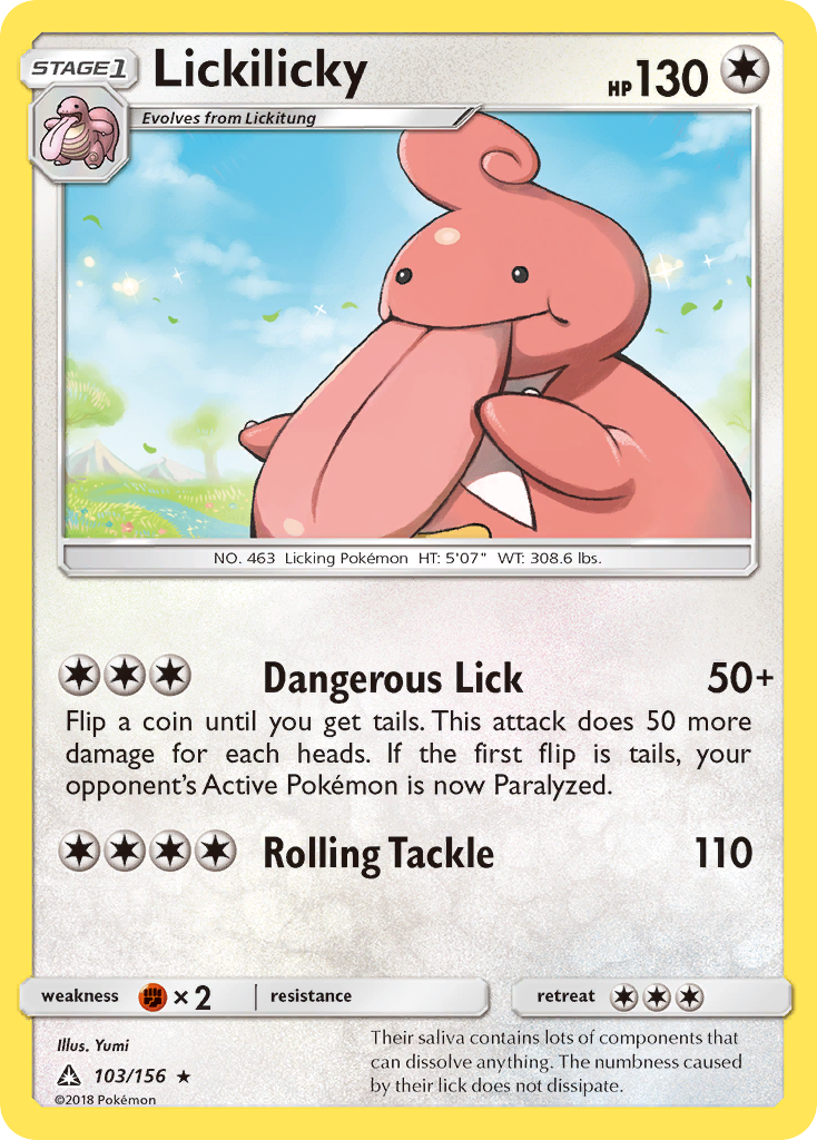 Lickilicky (103/156) [Sun & Moon: Ultra Prism] | The Gaming-Verse