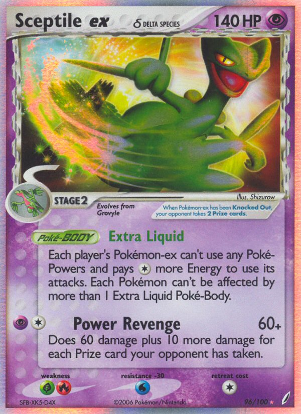 Sceptile ex (96/100) (Delta Species) [EX: Crystal Guardians] | The Gaming-Verse