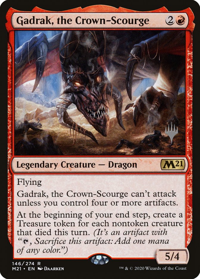 Gadrak, the Crown-Scourge (Promo Pack) [Core Set 2021 Promos] | The Gaming-Verse