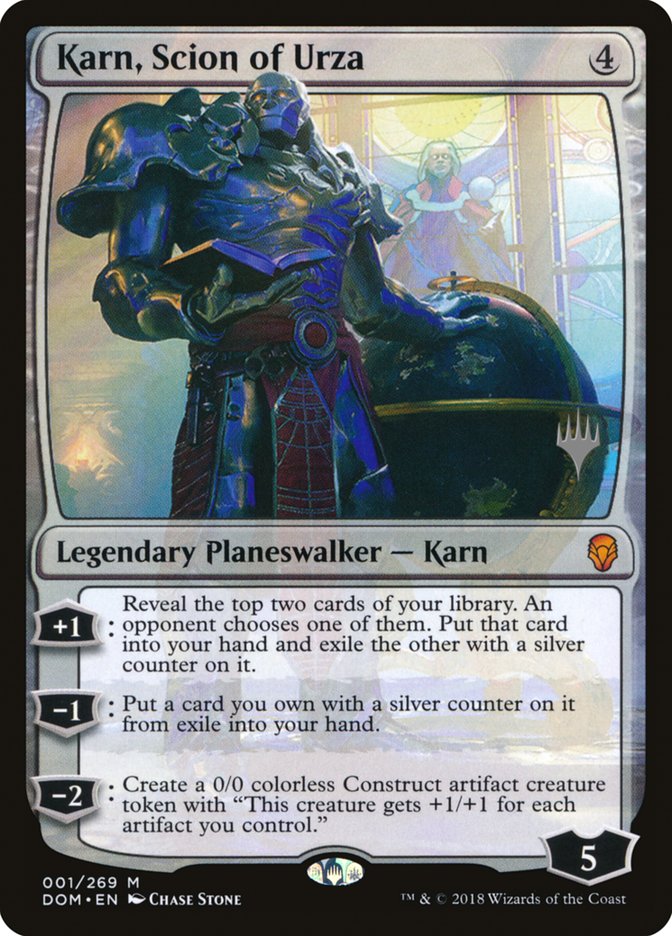 Karn, Scion of Urza (Promo Pack) [Dominaria Promos] | The Gaming-Verse