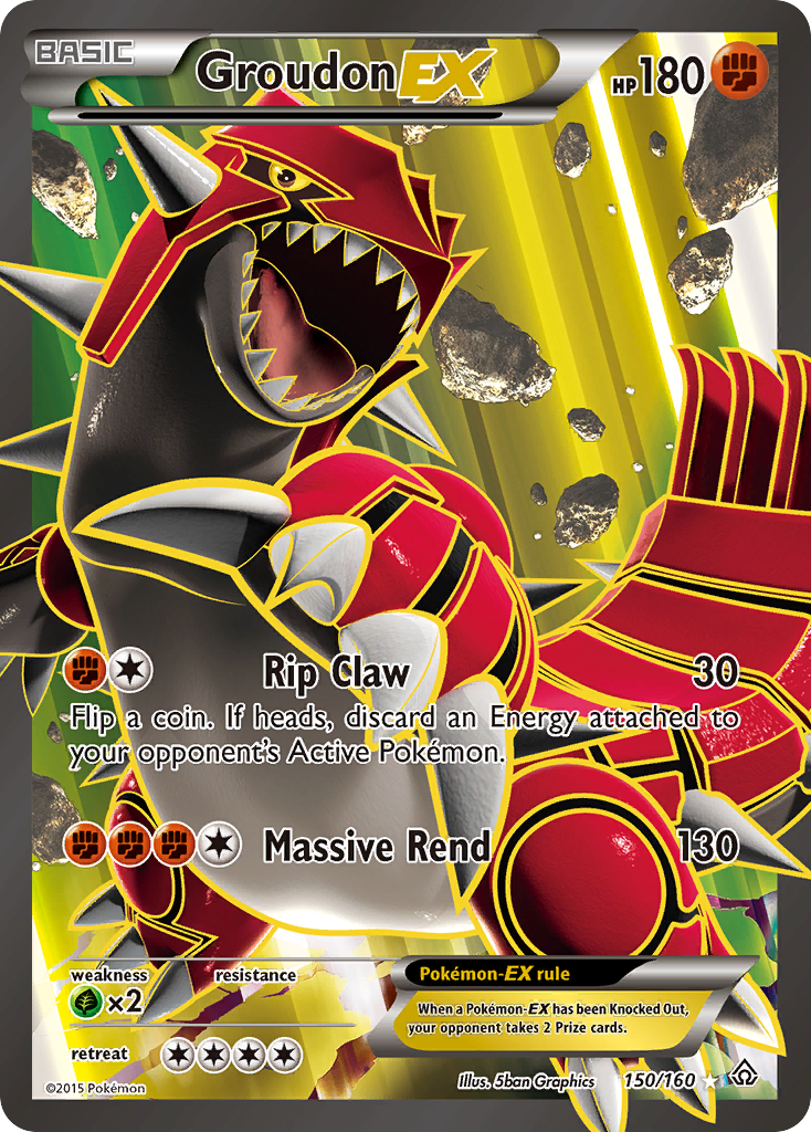 Groudon EX (150/160) [XY: Primal Clash] | The Gaming-Verse