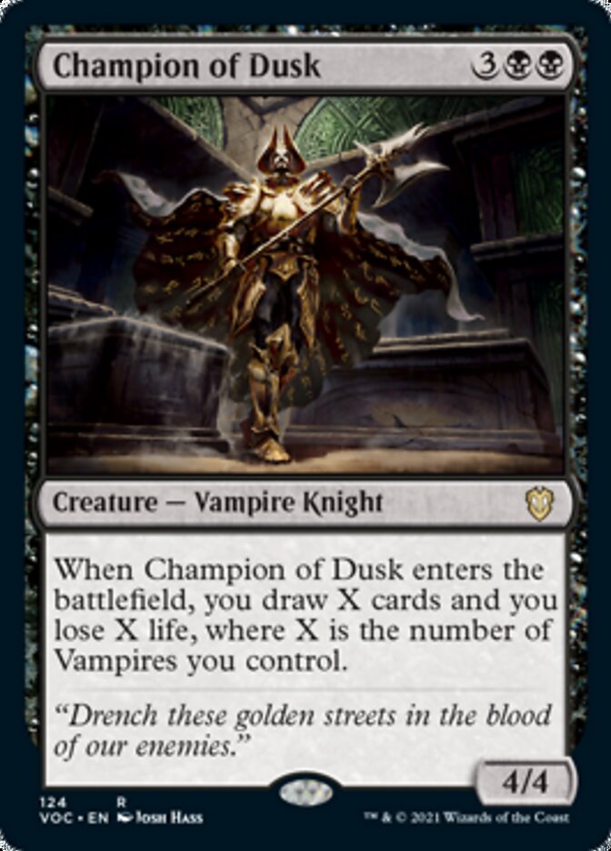 Champion of Dusk [Innistrad: Crimson Vow Commander] | The Gaming-Verse