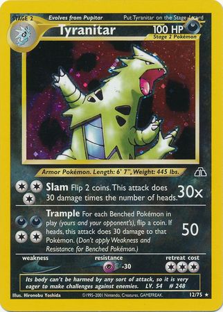 Tyranitar (12/75) [Neo Discovery Unlimited] | The Gaming-Verse