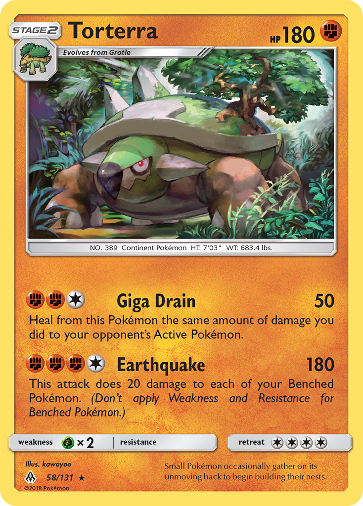 Torterra (58/131) [Sun & Moon: Forbidden Light] | The Gaming-Verse