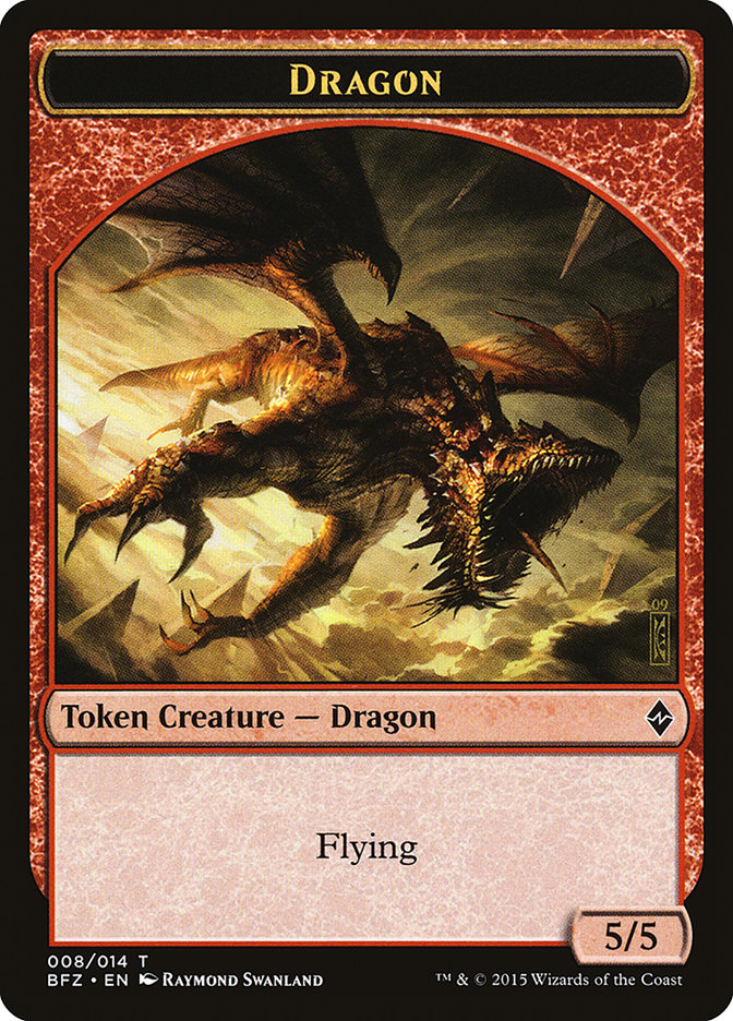 Dragon [Battle for Zendikar Tokens] | The Gaming-Verse