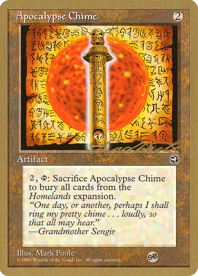 Apocalypse Chime (Leon Lindback) (SB) [Pro Tour Collector Set] | The Gaming-Verse