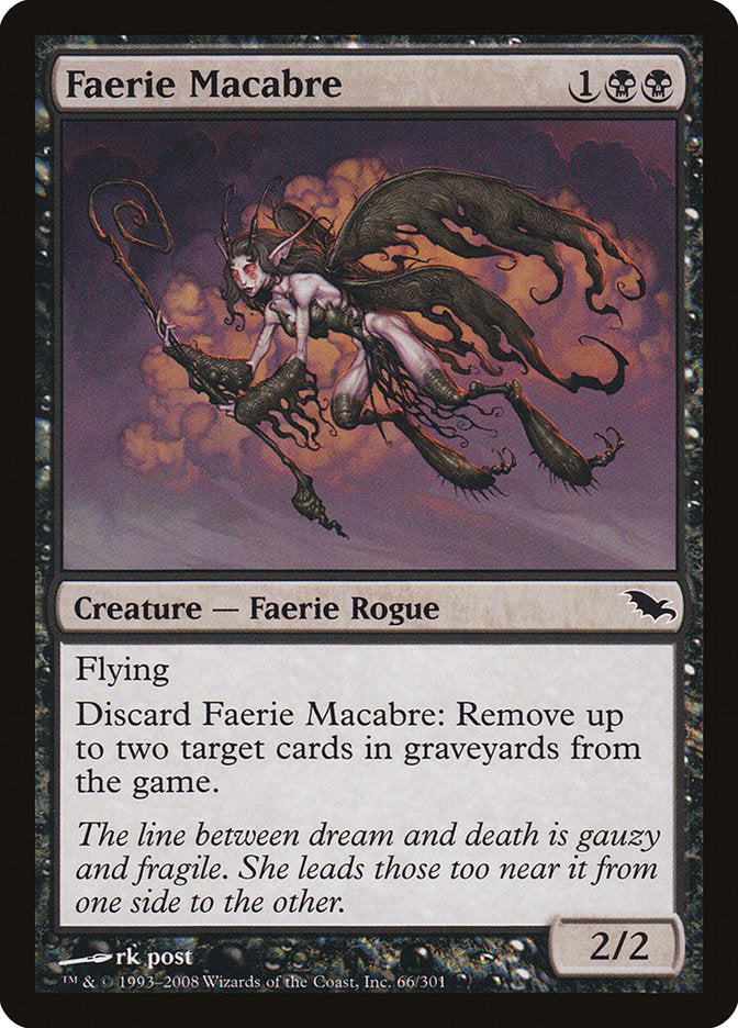 Faerie Macabre [Shadowmoor] | The Gaming-Verse