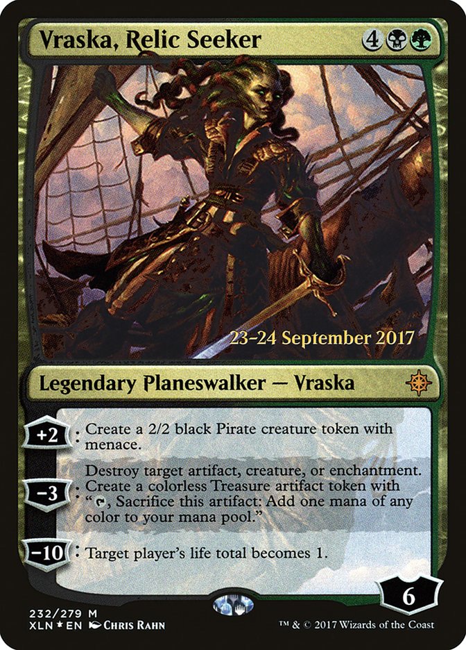 Vraska, Relic Seeker  [Ixalan Prerelease Promos] | The Gaming-Verse