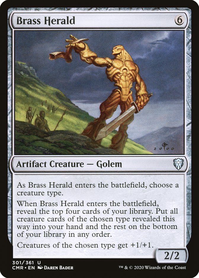 Brass Herald [Commander Legends] | The Gaming-Verse