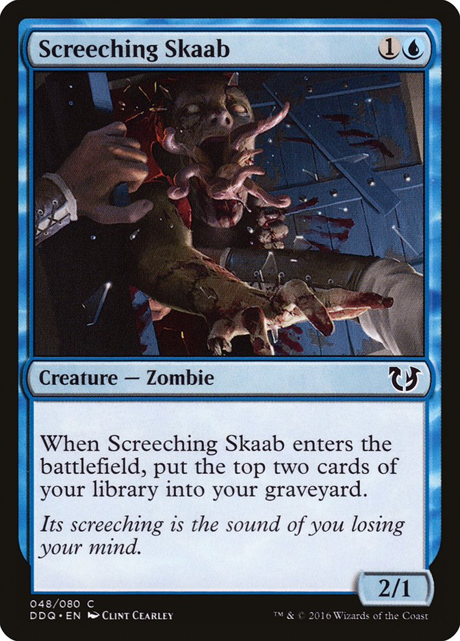 Screeching Skaab [Duel Decks: Blessed vs. Cursed] | The Gaming-Verse