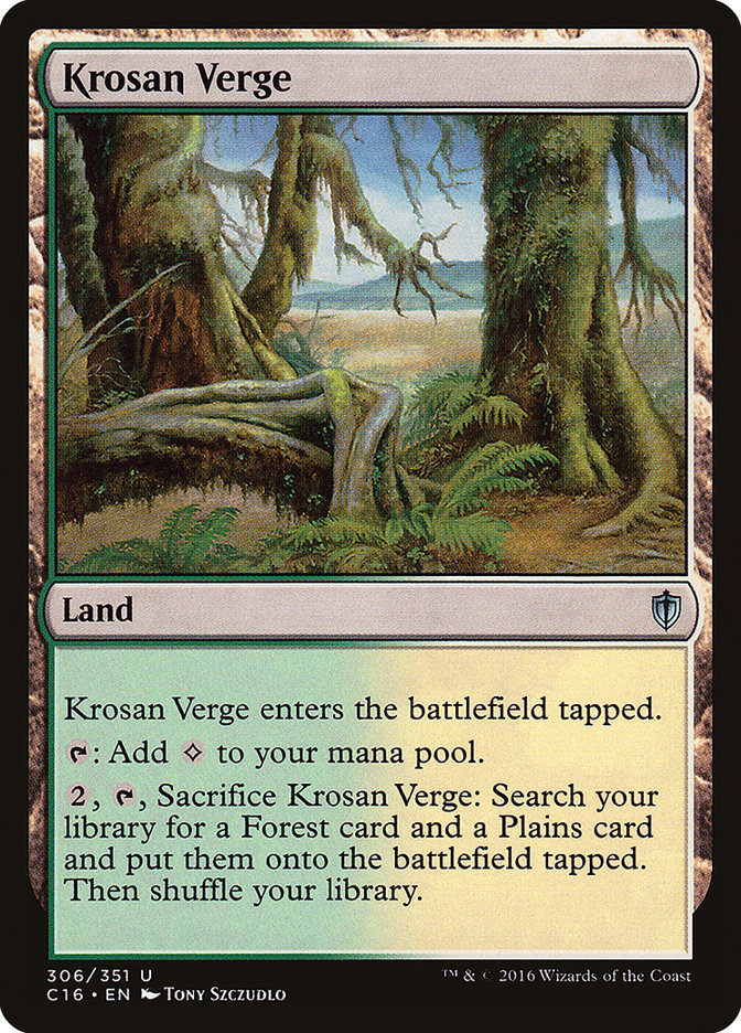 Krosan Verge [Commander 2016] | The Gaming-Verse