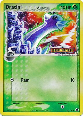 Dratini (46/101) (Delta Species) (Stamped) [EX: Dragon Frontiers] | The Gaming-Verse