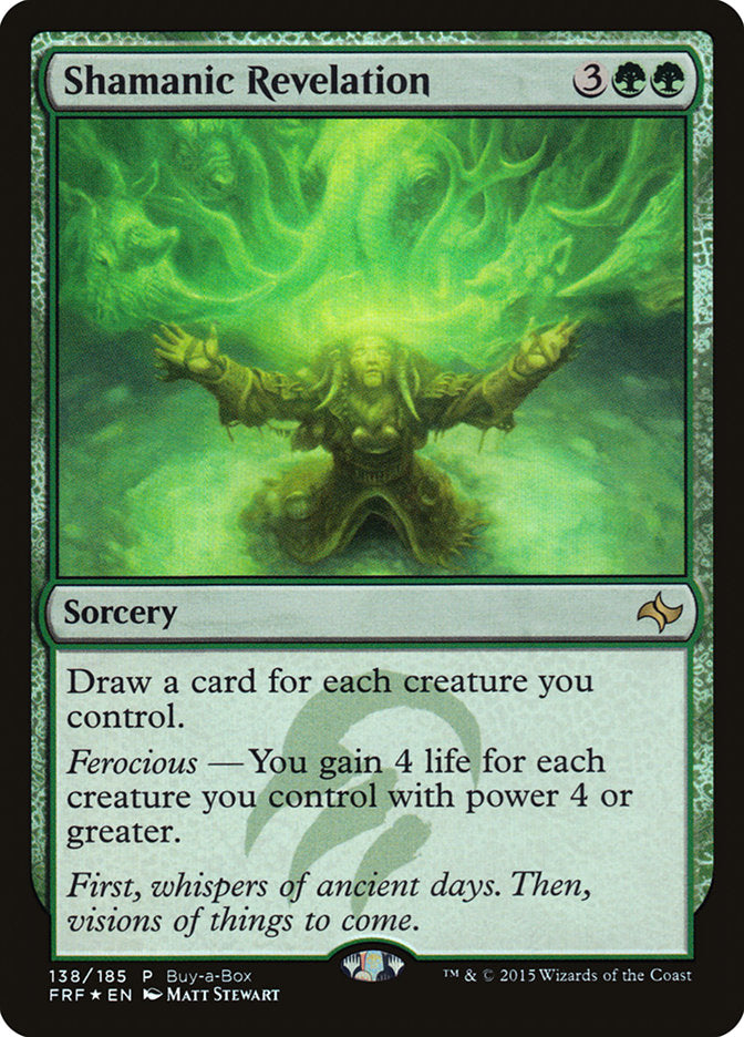 Shamanic Revelation (Buy-a-box) [Fate Reforged Promos] | The Gaming-Verse