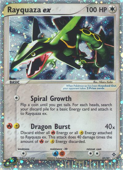 Rayquaza ex (97/97) [EX: Dragon] | The Gaming-Verse