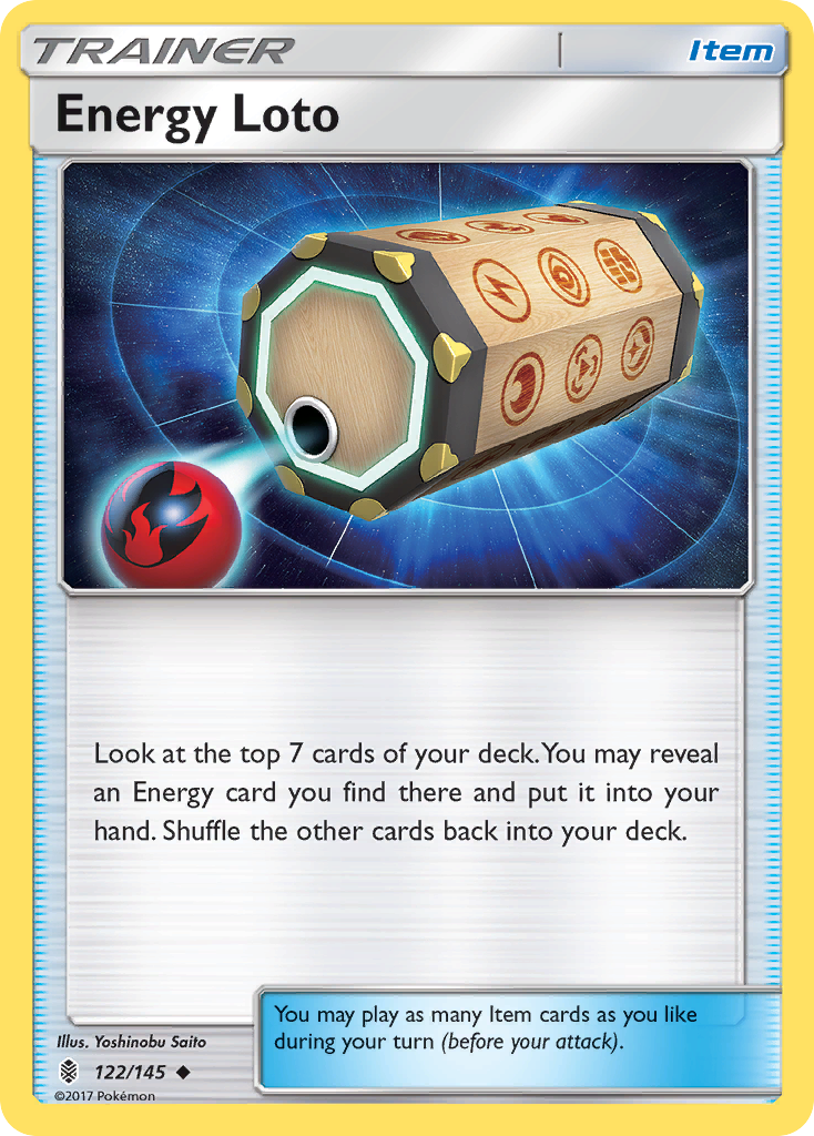 Energy Loto (122/145) [Sun & Moon: Guardians Rising] | The Gaming-Verse