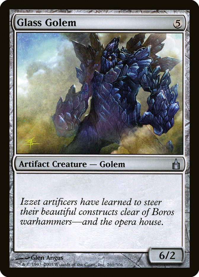 Glass Golem [Ravnica: City of Guilds] | The Gaming-Verse