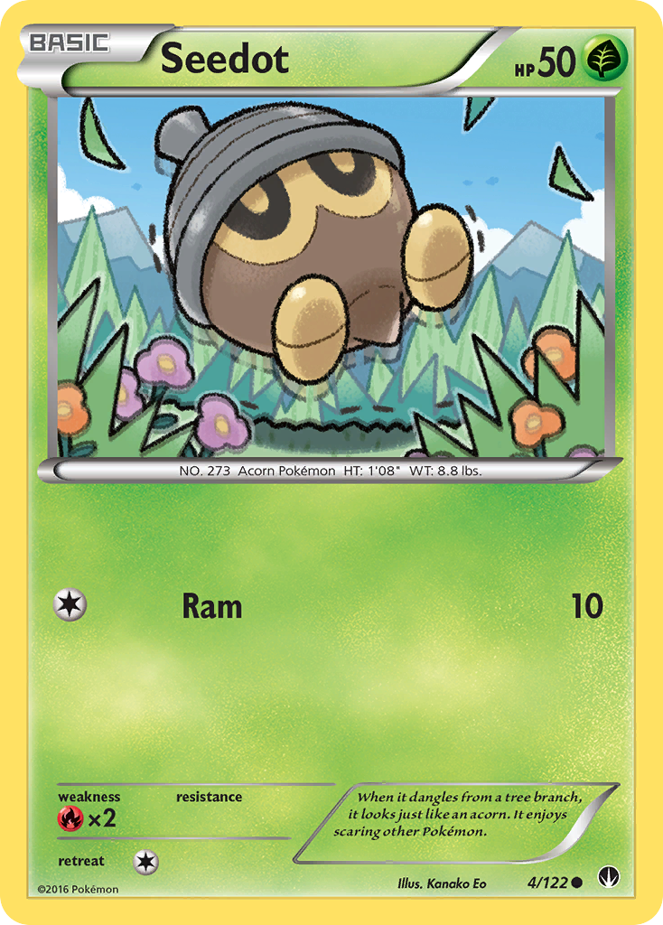 Seedot (4/122) [XY: BREAKpoint] | The Gaming-Verse