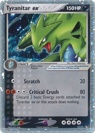 Tyranitar ex (17/17) (Holo) [POP Series 1] | The Gaming-Verse