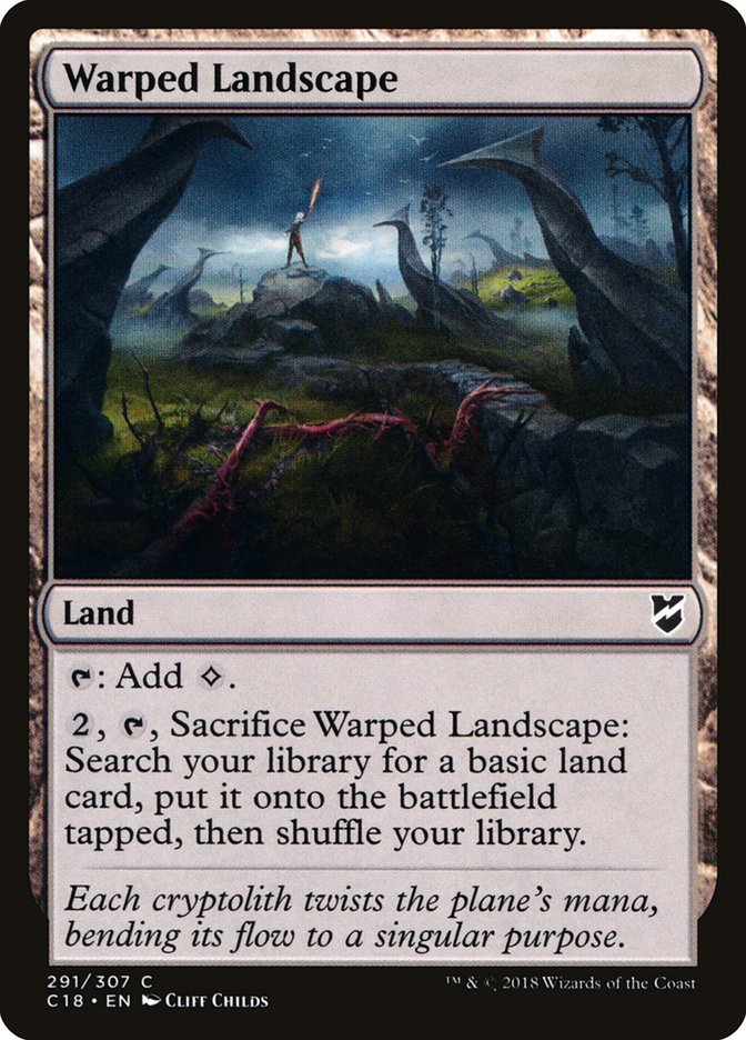 Warped Landscape [Commander 2018] | The Gaming-Verse