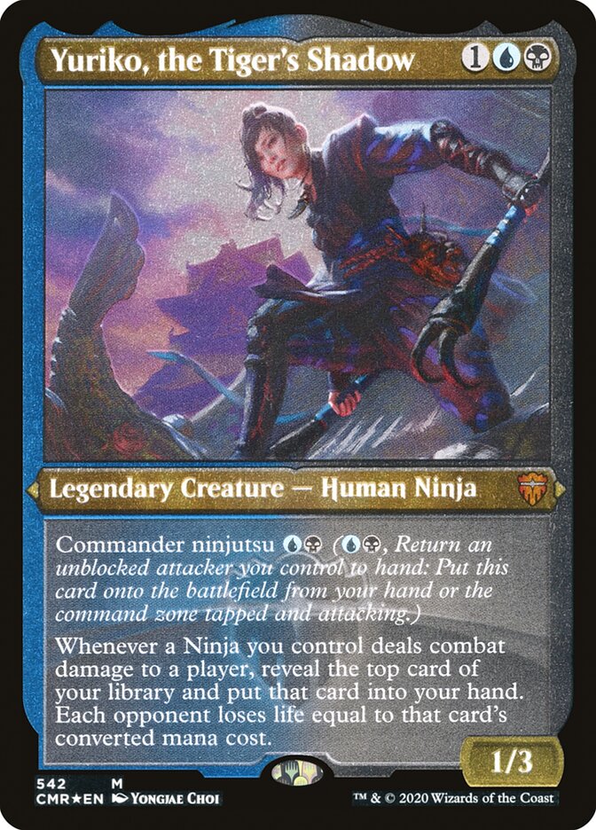 Yuriko, the Tiger's Shadow [Commander Legends Etched] | The Gaming-Verse