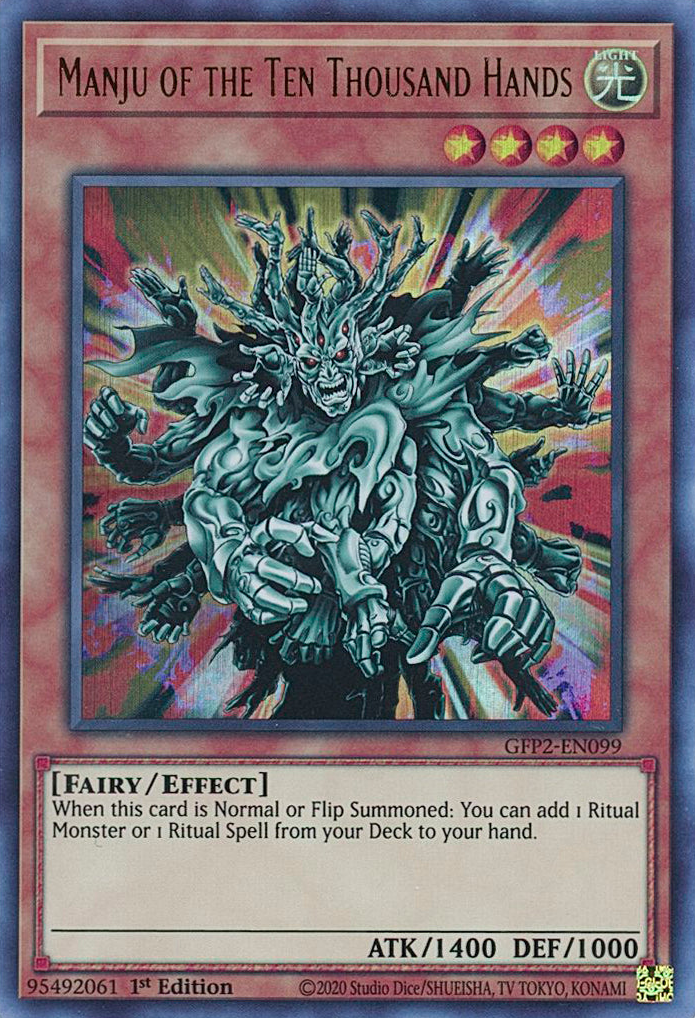 Manju of the Ten Thousand Hands [GFP2-EN099] Ultra Rare | The Gaming-Verse