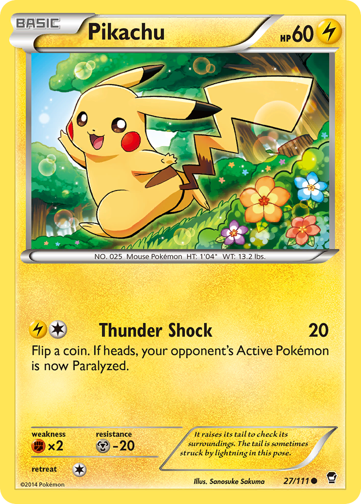 Pikachu (27/111) [XY: Furious Fists] | The Gaming-Verse