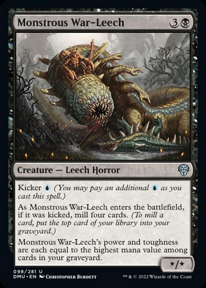 Monstrous War-Leech [Dominaria United] | The Gaming-Verse