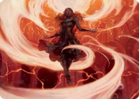 Crackle with Power Art Card [Strixhaven: School of Mages Art Series] | The Gaming-Verse