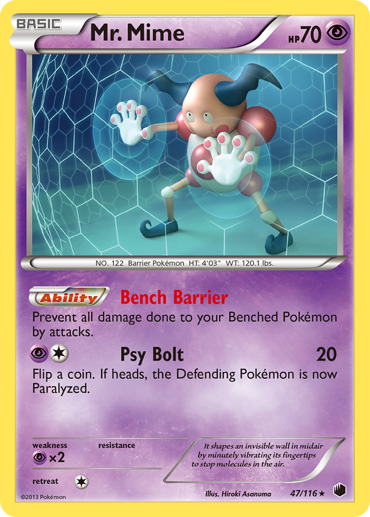 Mr. Mime (47/116) [Black & White: Plasma Freeze] | The Gaming-Verse