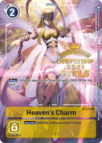 Heaven's Charm [ST3-14] (2021 Championship Finals Tamer's Evolution Pack) [Starter Deck: Heaven's Yellow Promos] | The Gaming-Verse